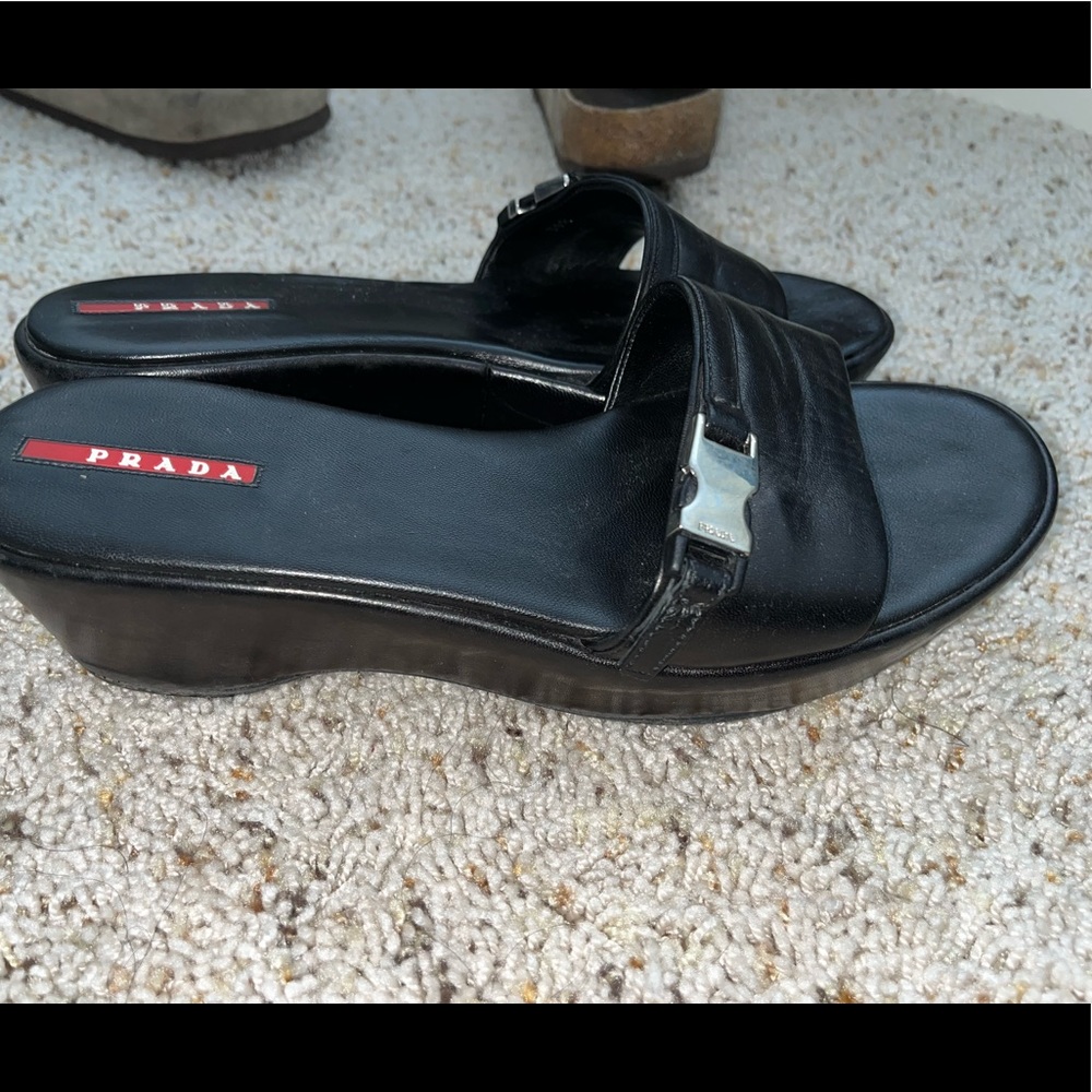 Vintage Prada heeled sandals - Picture 3 of 5